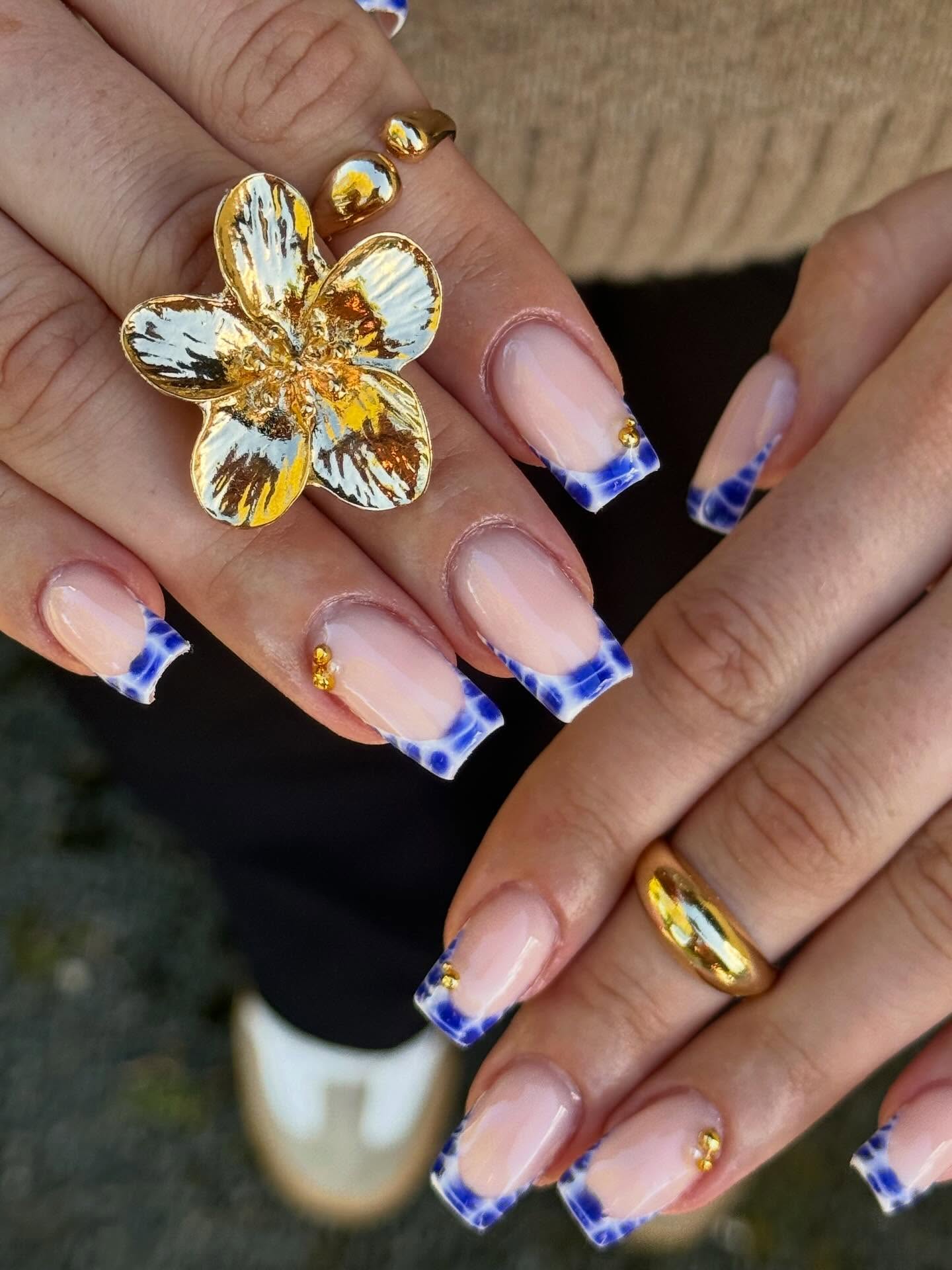 _.j_beauty - summer french tip nails - french tip summer nails - french tip nails - french tip nail ideas