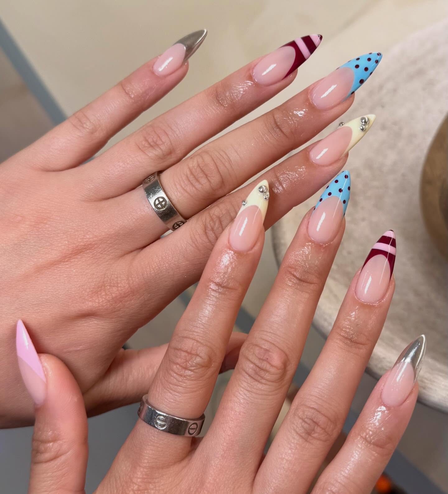 naildripmiami - summer french tip nails - french tip summer nails - french tip nails - french tip nail ideas