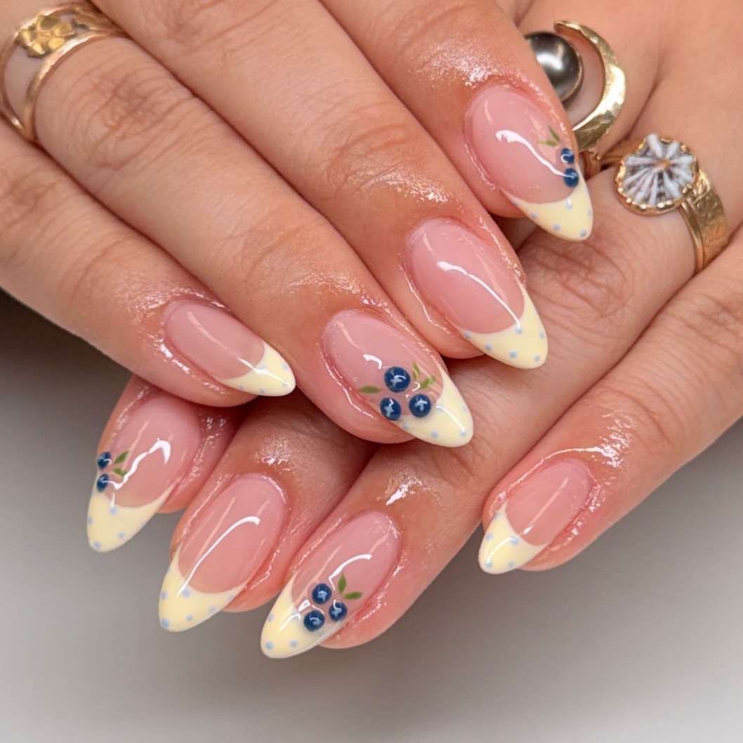 tiara_nails_hi - summer french tip nails - french tip summer nails - french tip nails - french tip nail ideas