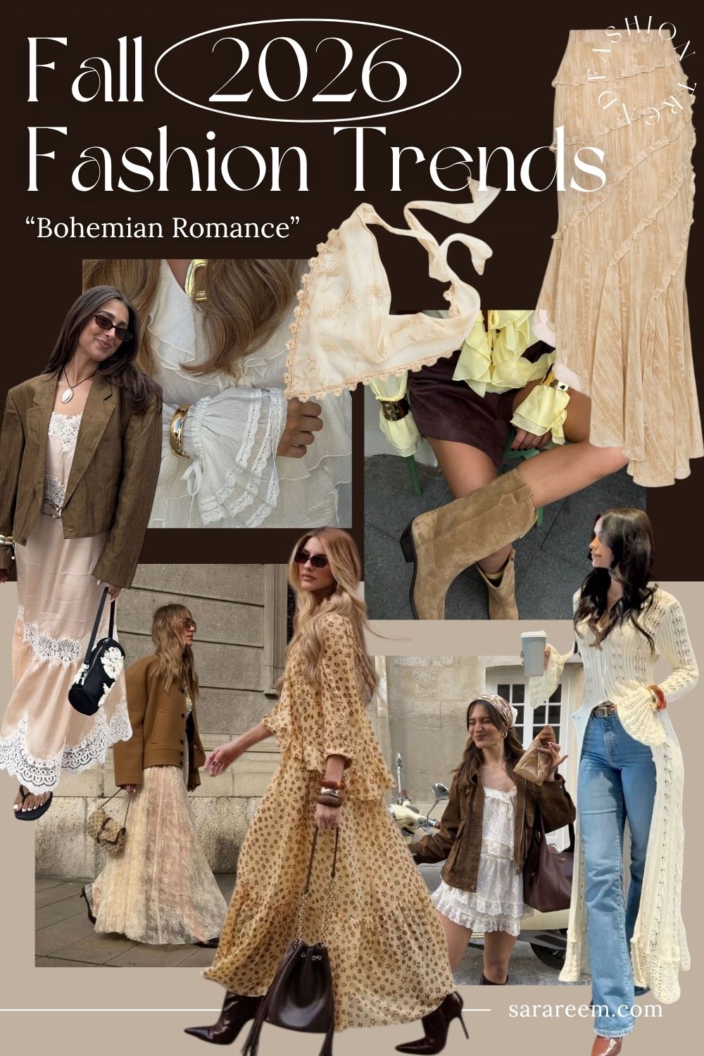 Fall 2026 Fashion Trends - Bohemian Romance