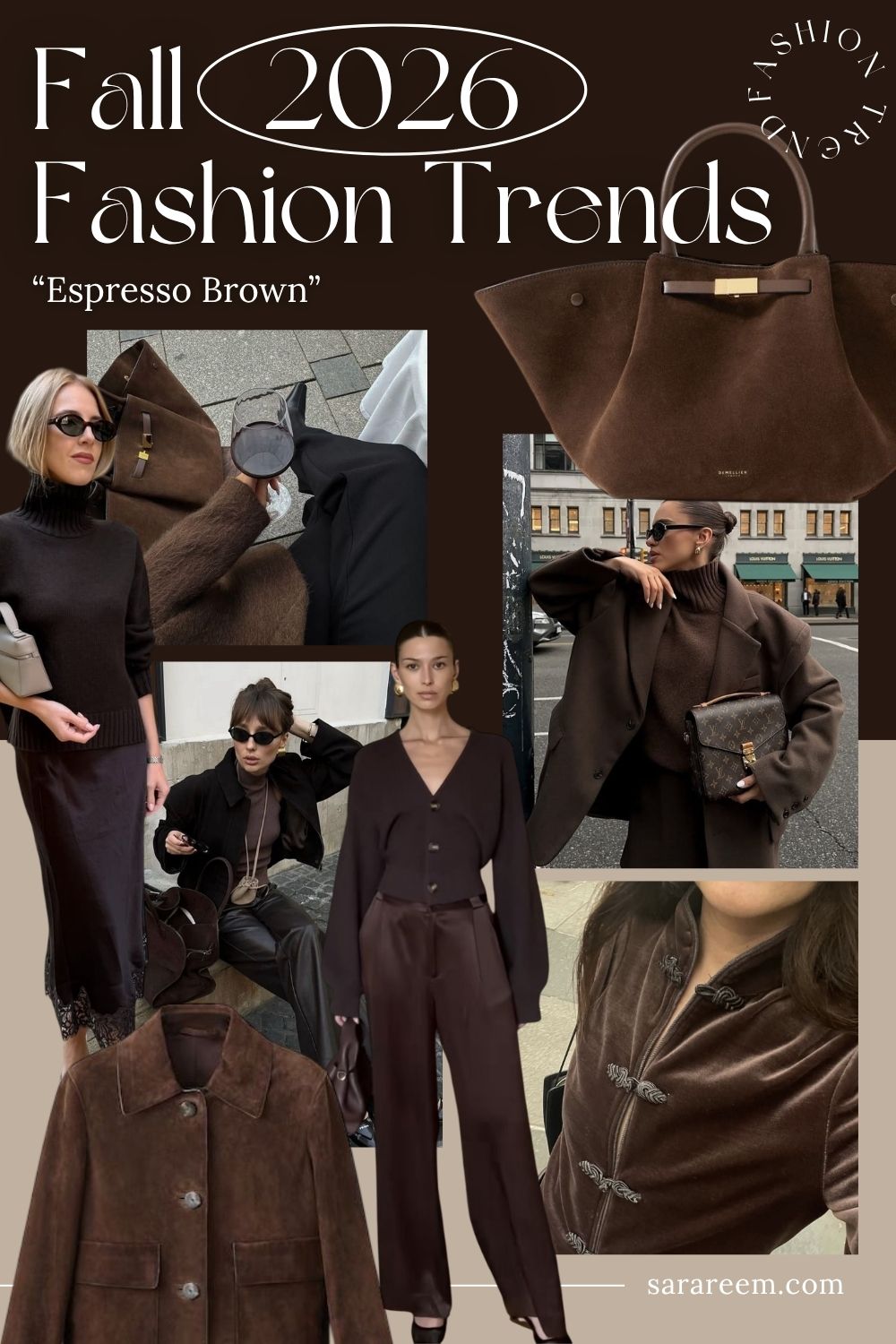 Fall 2026 Fashion Trends - Espresso Brown