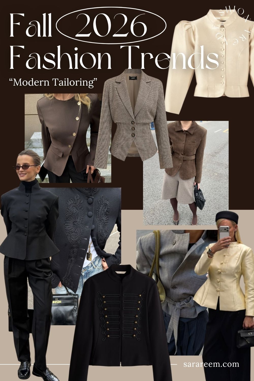 Fall 2026 Fashion Trends - Modern Tailoring