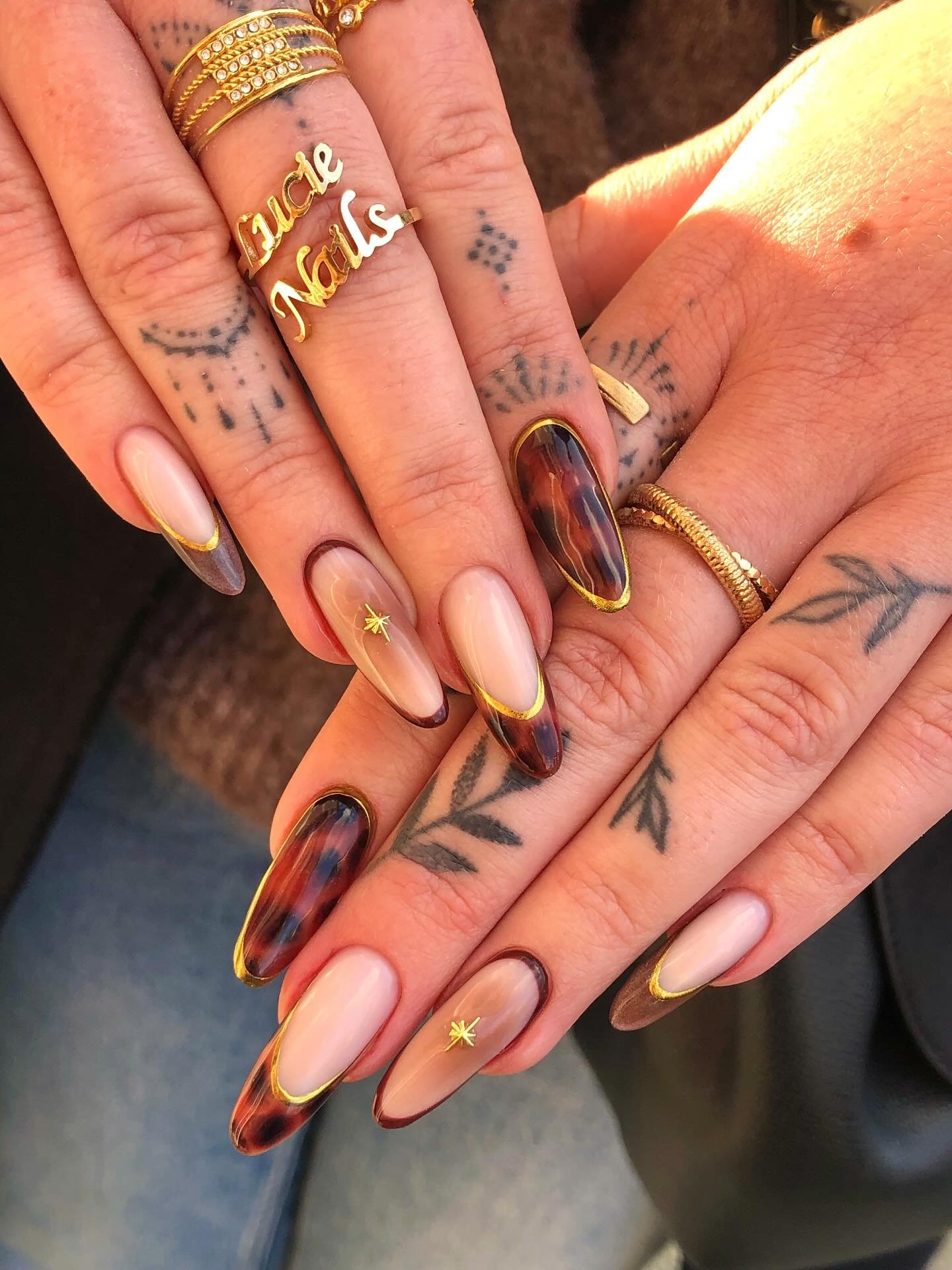 lucienail_s - tortoiseshell nails - tortoiseshell nail designs - tortoiseshell nail ideas