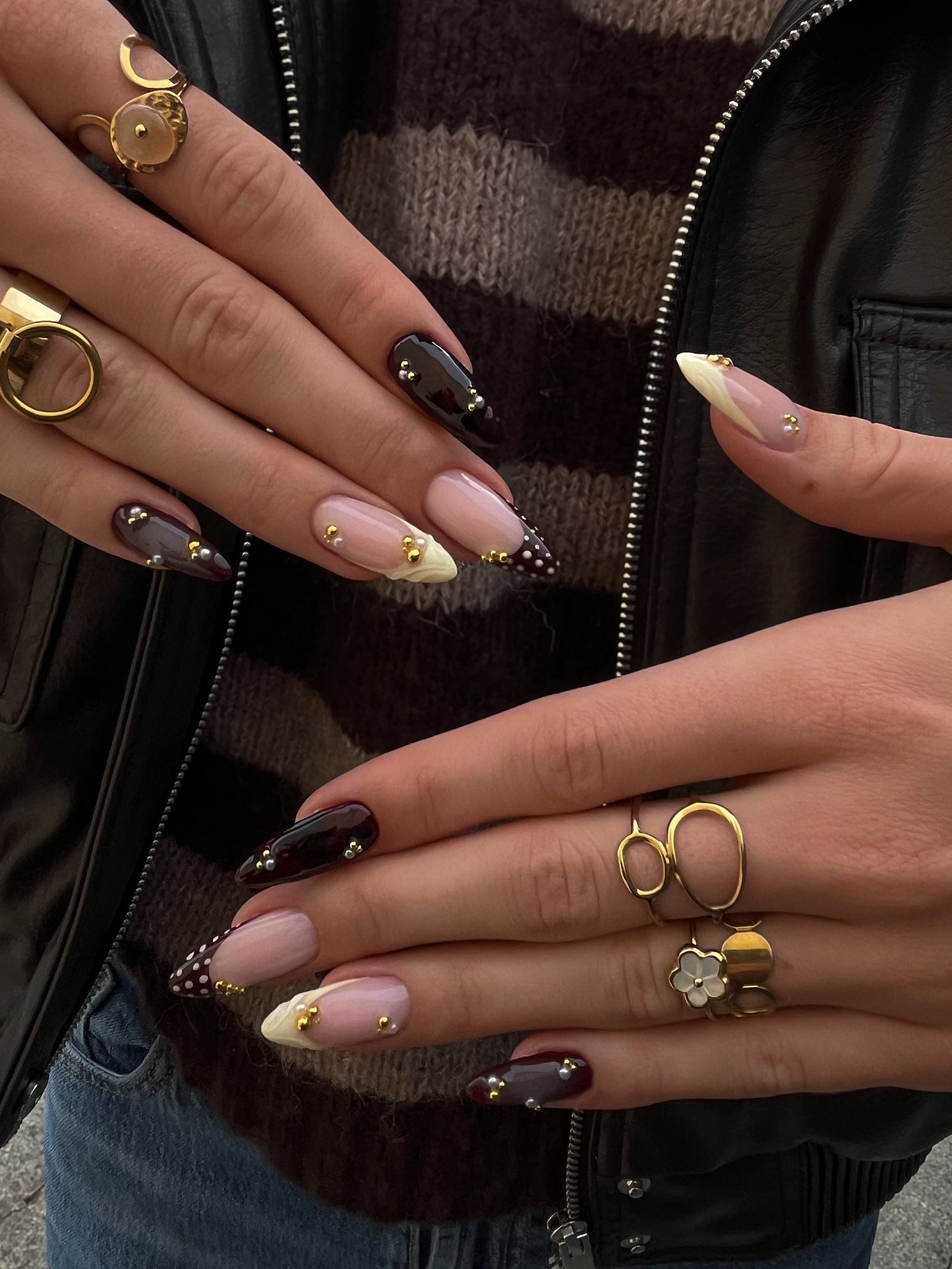 maison_lotus_ - fall french tip nails - fall french tip nail ideas
