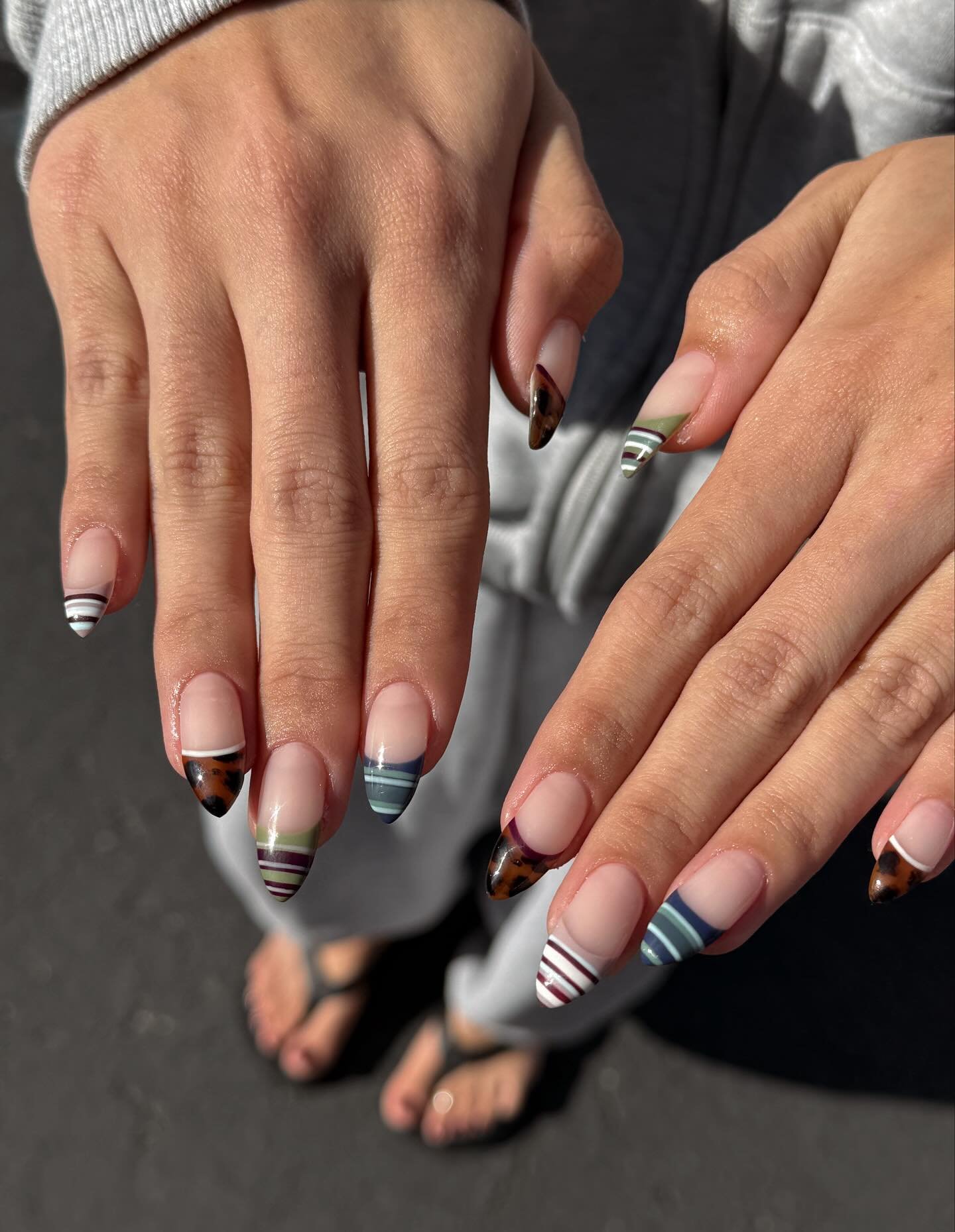 nailsby_hal - fall french tip nails - fall french tip nail ideas