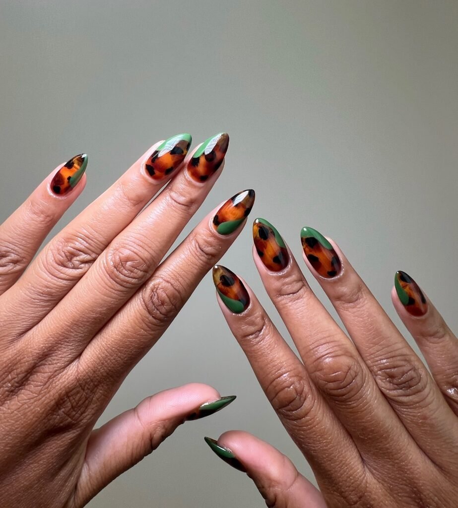 nailsbybeeeee - tortoiseshell nails - tortoiseshell nail designs - tortoiseshell nail ideas