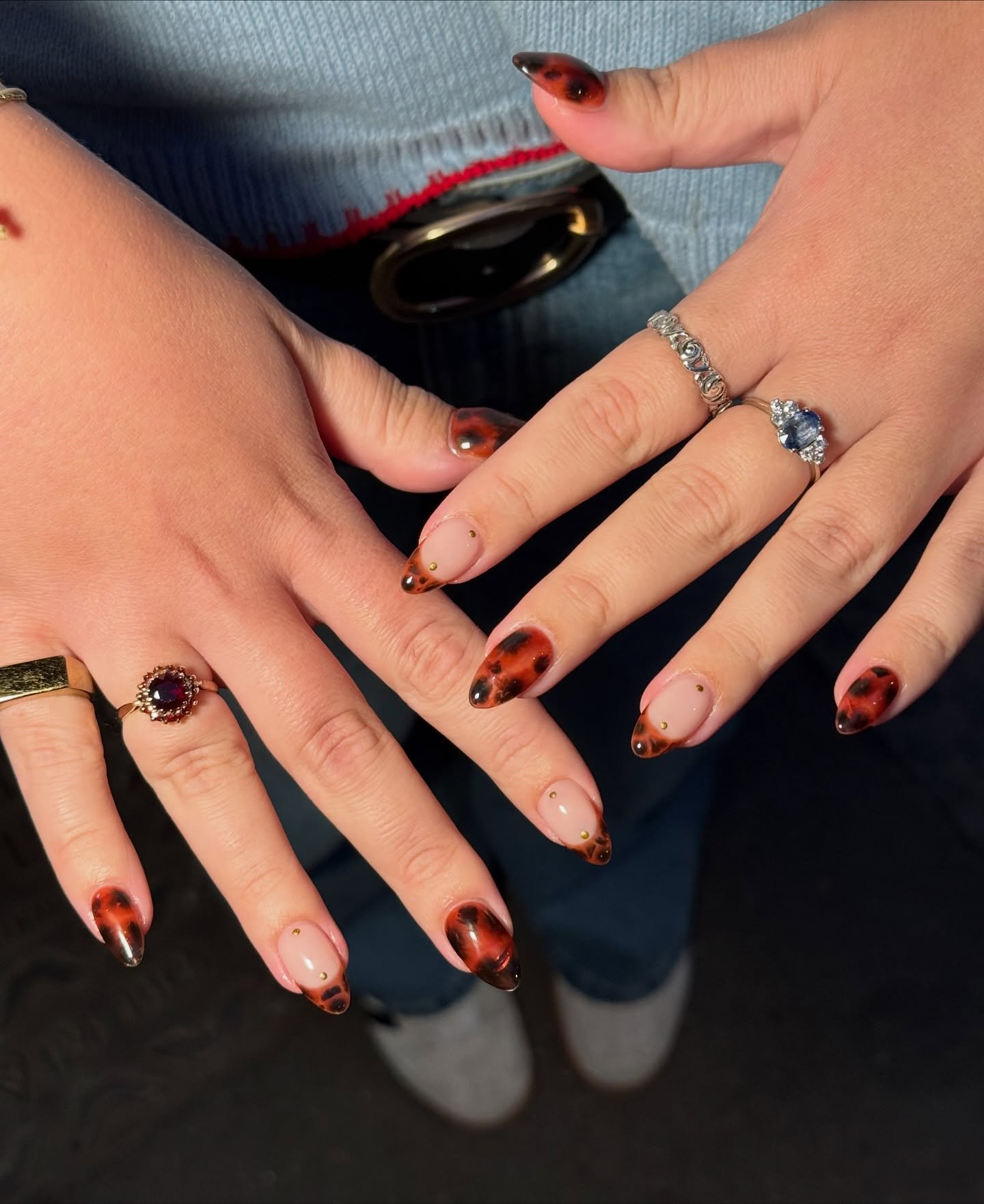 ndao.shoreditch.nailsalon - tortoiseshell nails - tortoiseshell nail designs - tortoiseshell nail id