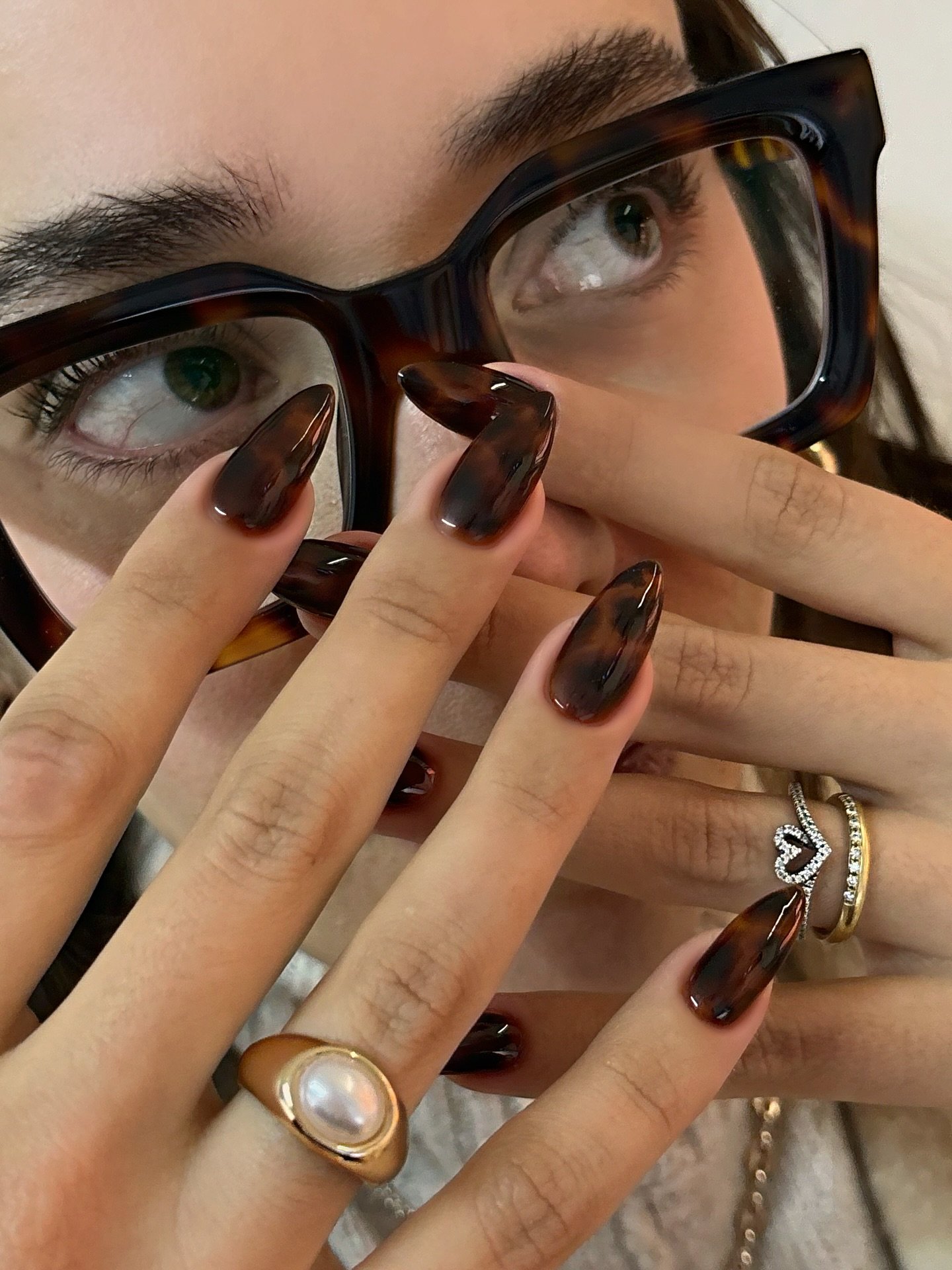 nicoleenailscl - tortoiseshell nails - tortoiseshell nail designs - tortoiseshell nail ideas