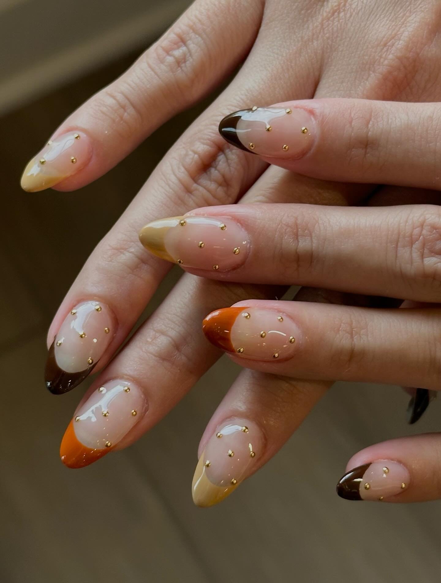 _toandfrom_ - fall french tip nails - fall french tip nail ideas