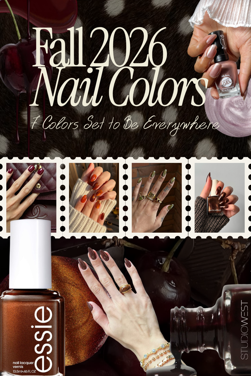 Fall 2026 Nail Colors - 7 Colors Set to Be Everywhere