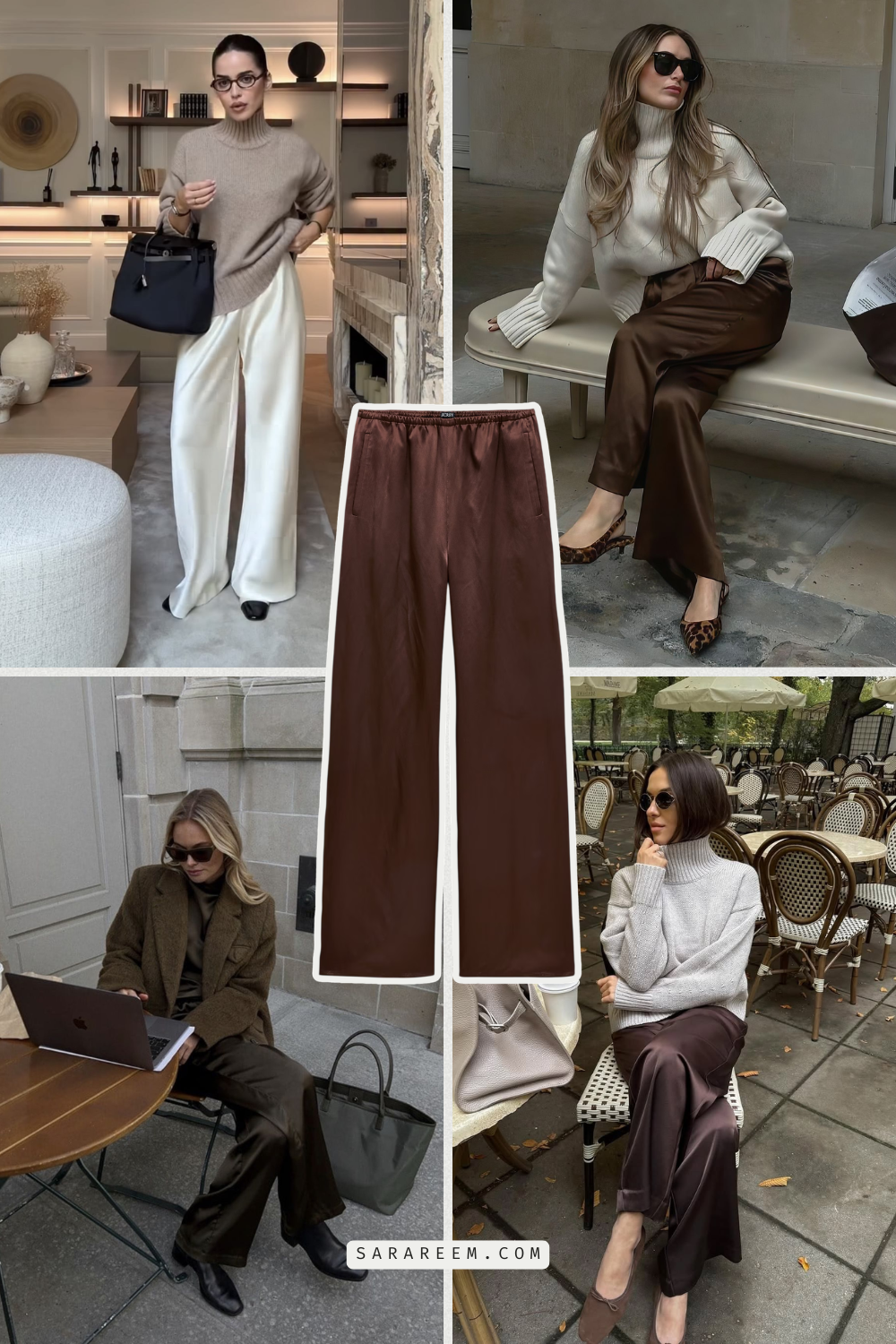 Fall wardrobe Must Haves 2026 - Satin Pants Fall wardrobe Must Haves 2026 - Satin Pants