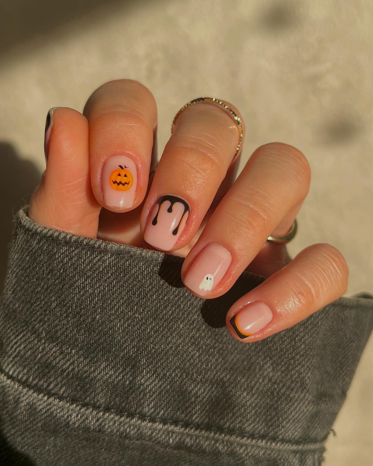 leannehaycocknails - short halloween nails - short halloween nail ideas leannehaycocknails - short halloween nails - short halloween nail ideas