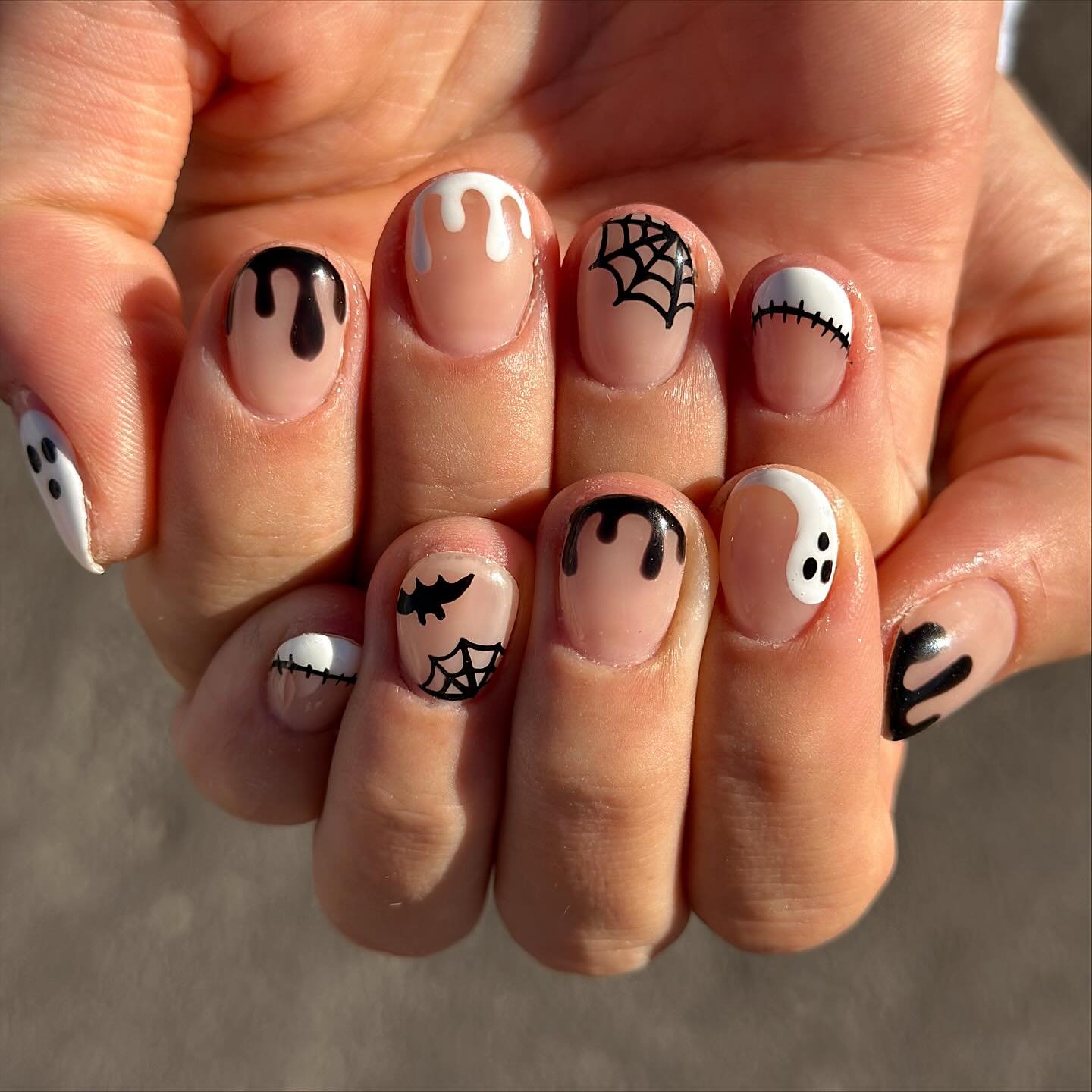 nailsbybryn - short halloween nails - short halloween nail ideas nailsbybryn - short halloween nails - short halloween nail ideas