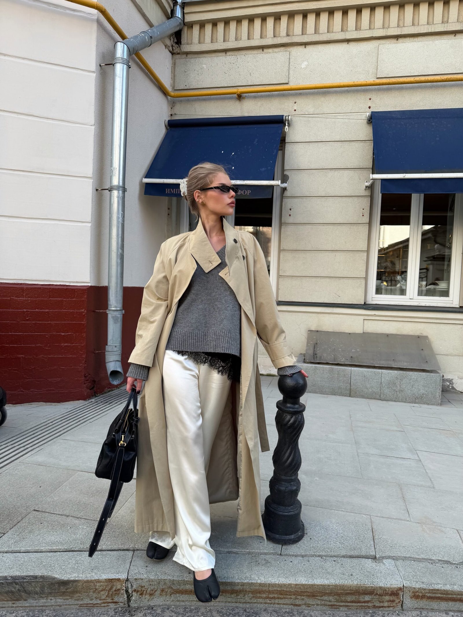 our.katrin - satin pants outfit - 2026 fashion trends
