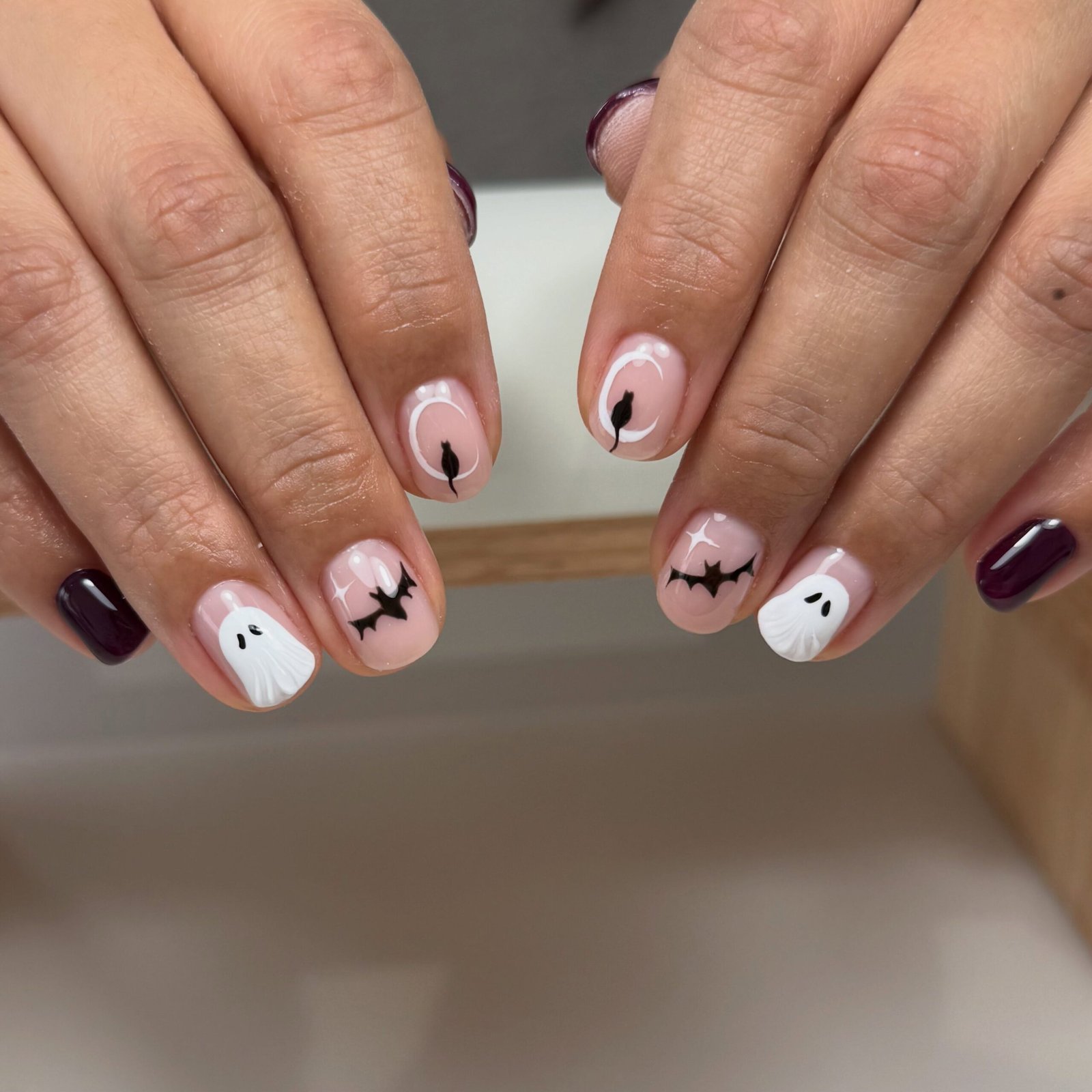 paytonmanis - short halloween nails - short halloween nail ideas paytonmanis - short halloween nails - short halloween nail ideas
