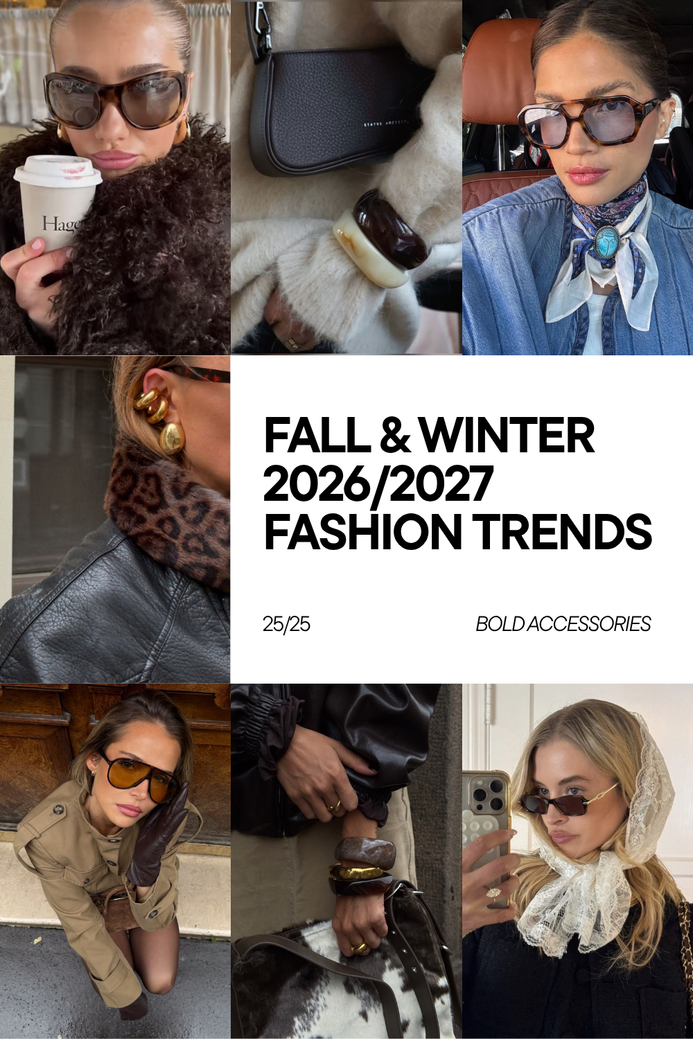 Fall-Winter 2026-2027 Fashion Trends - Bold Accessories Fall-Winter 2026-2027 Fashion Trends - Bold Accessories