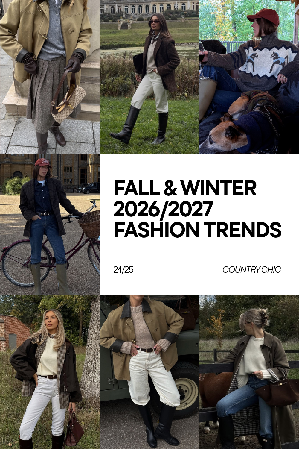 Fall-Winter 2026-2027 Fashion Trends - Country Chic Fall-Winter 2026-2027 Fashion Trends - Country Chic