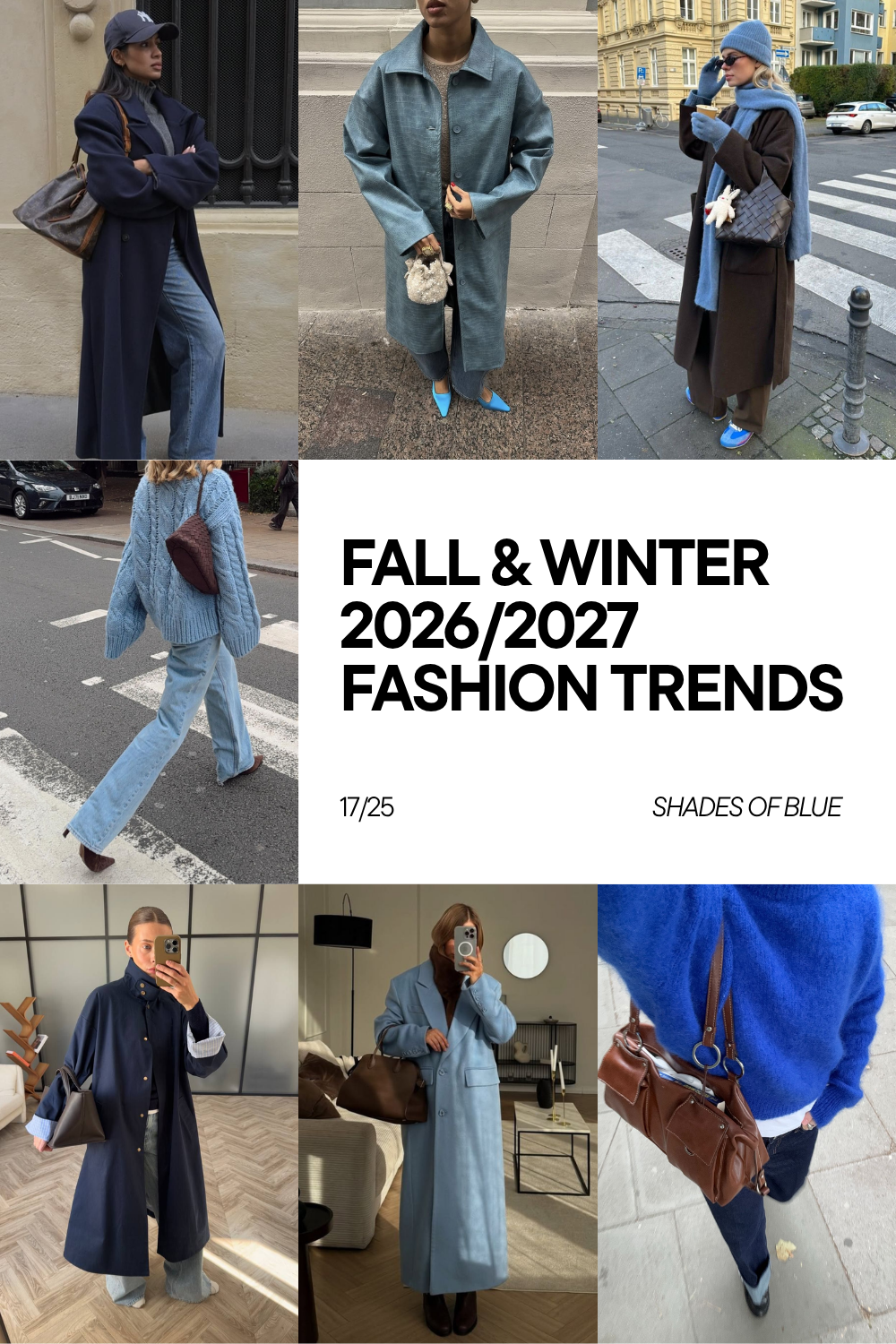 Fall-Winter 2026-2027 Fashion Trends - Shades of Blue Fall-Winter 2026-2027 Fashion Trends - Shades of Blue