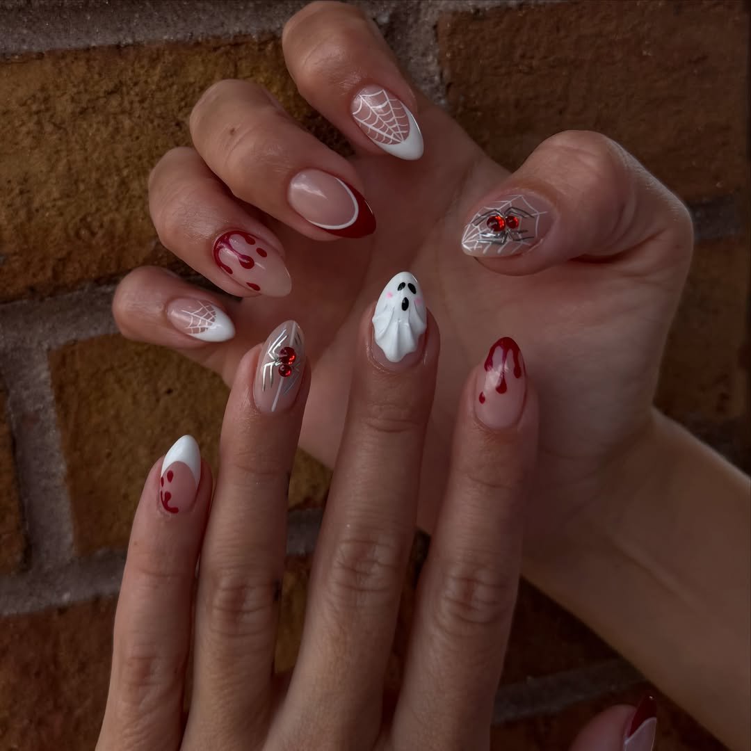 jenny.tnails - bloody nails - bloody nail ideas - halloween nails jenny.tnails - bloody nails - bloody nail ideas - halloween nails