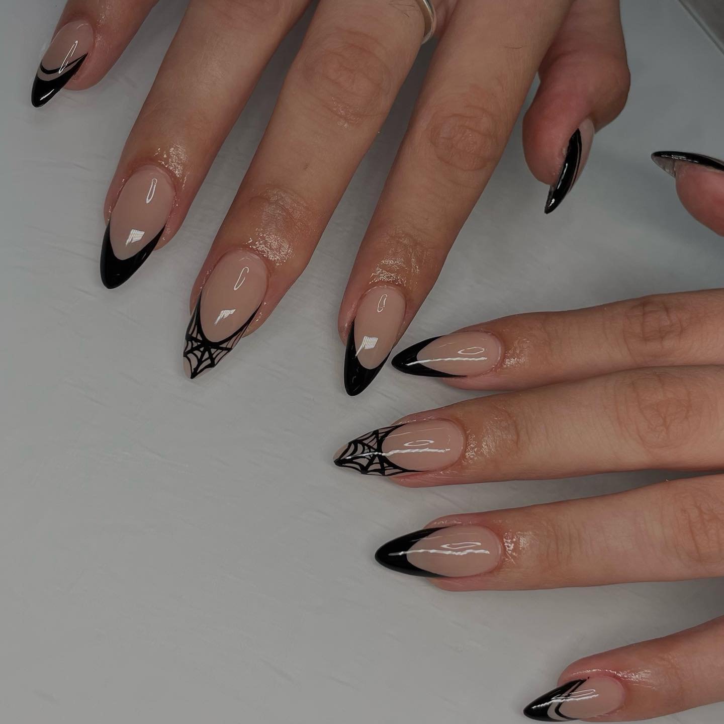 setsby.lex - simple halloween nails - classy halloween nails