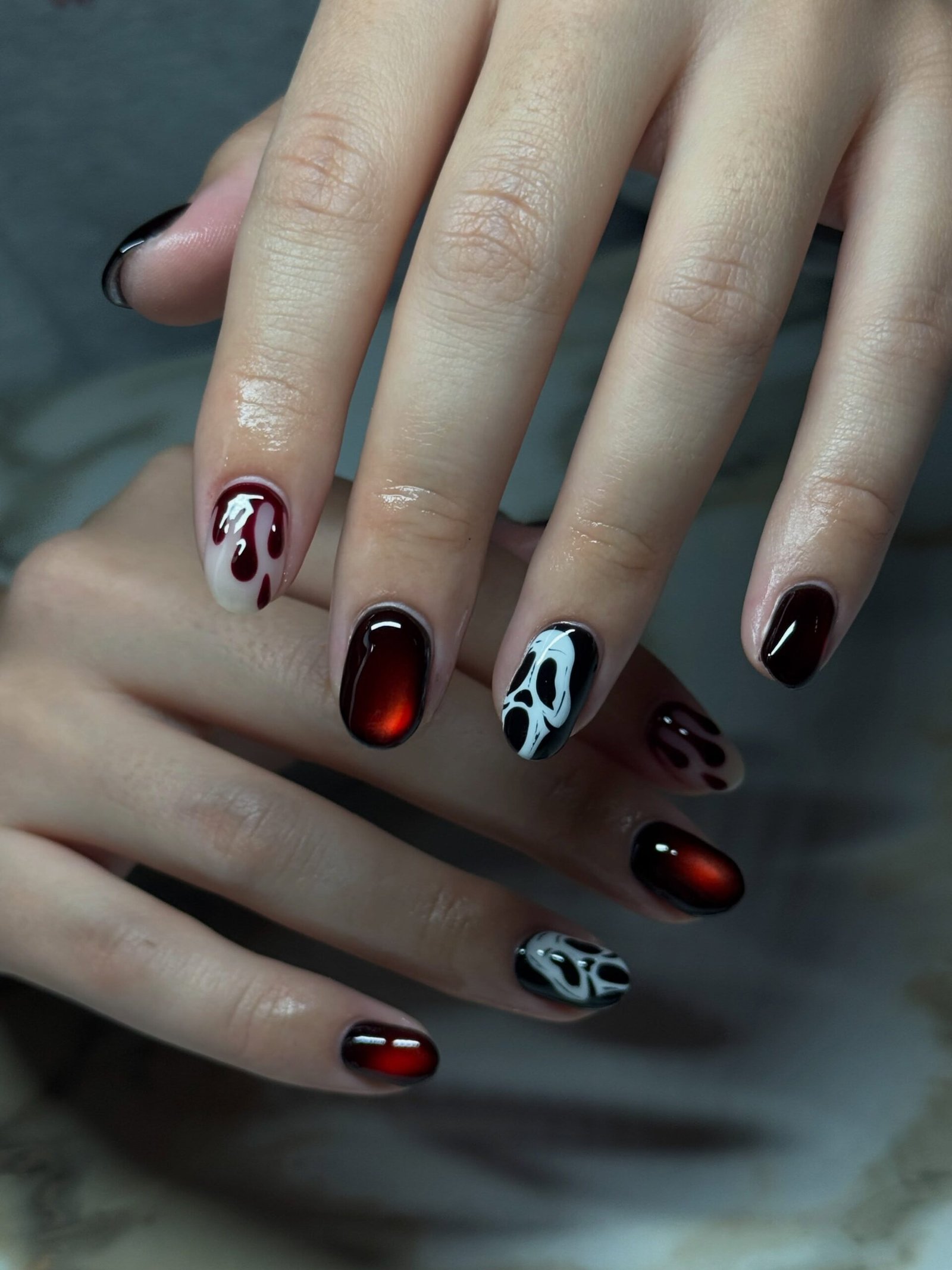thenailwitch.destiny- bloody nails - bloody nail ideas - halloween nails thenailwitch.destiny- bloody nails - bloody nail ideas - halloween nails
